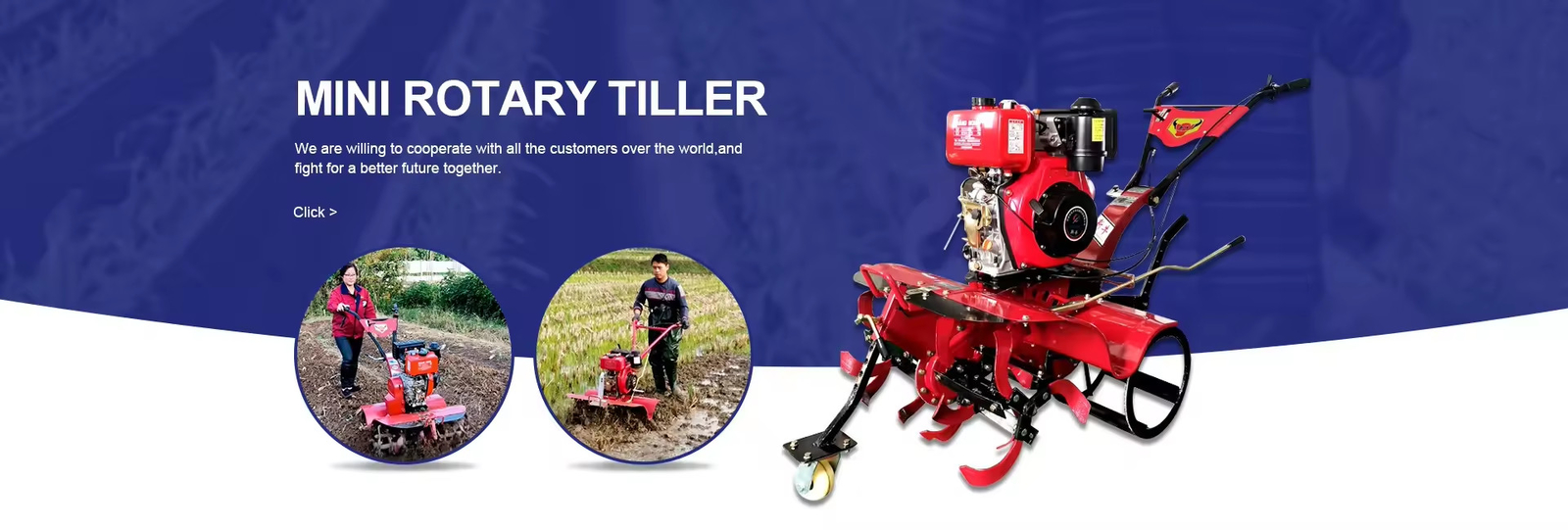 Mini Tiller rotativo