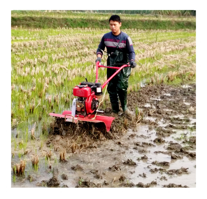 Larghezza di lavoro 45-85 cm Motore a benzina Mini coltivatore Tiller rotativo per un'operazione facile