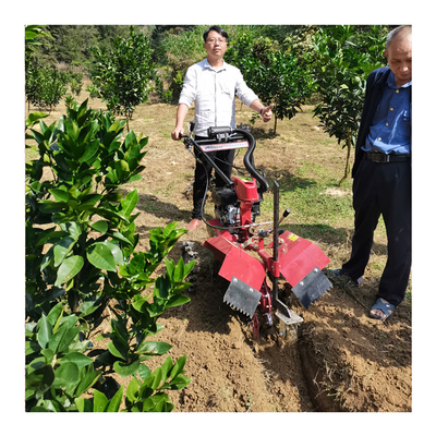 Produttore di frutti di frutta Tiller Motore a benzina Mini Trencher Ditching Machine per giardino