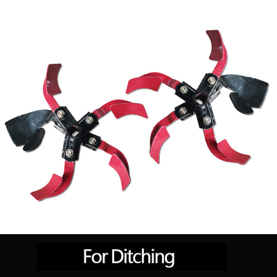 Economica Mini Power Tiller Gear Cultivator 10-40cm Larghezza di Rotolamento e Discarico di Benzina