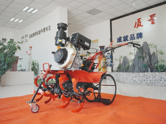 115 KG carico quattro ruote motrici Mini Power Tiller Cultivator con trasmissione a tutte le marce