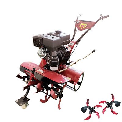 Tiller rotativo con motore a benzina e trasmissione multiuso