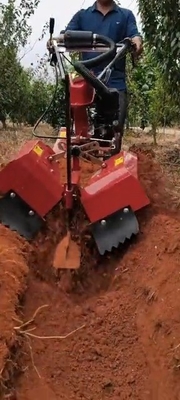 Mini coltivatore con trasmissione a cinghia e ingranaggi ad alto livello di sicurezza per l'agricoltura
