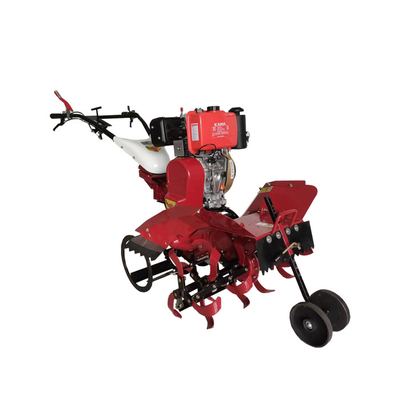 Coltivatore a quattro ruote motrici a motore diesel 186F economico per agricoltura multifunzionale