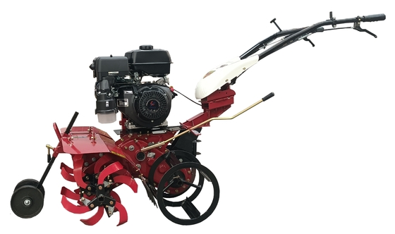 Coltivatore a quattro ruote motrici a motore diesel 186F economico per agricoltura multifunzionale