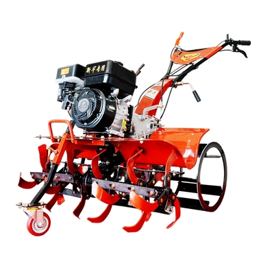 Nuovamente progettato 170F Motore a benzina 4WD Mini Power Tiller Cultivator Compact per la fattoria