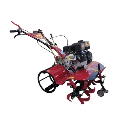 Nuovamente progettato 170F Motore a benzina 4WD Mini Power Tiller Cultivator Compact per la fattoria