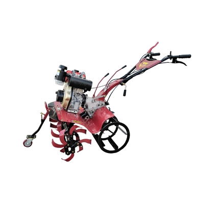 Coltivatore a quattro ruote motrici diesel 173F leggero e compatto per piccole aziende agricole