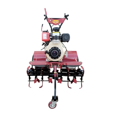 Coltivatore a quattro ruote motrici diesel 173F leggero e compatto per piccole aziende agricole