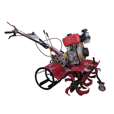Coltivatore a quattro ruote motrici diesel 173F leggero e compatto per piccole aziende agricole