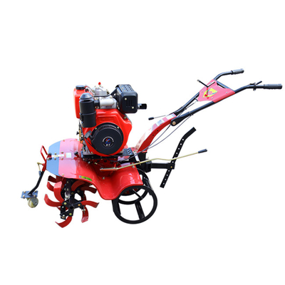 Coltivatore rotativo ad alto livello di sicurezza Struttura degli ingranaggi a benzina Mini Tiller di potenza da 7 CV per giardino