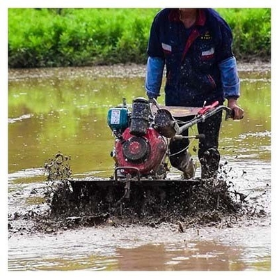 Raggiungi di più in meno tempo con il nostro Tiller rotativo 170F/173F 4WD Mini Power Tiller