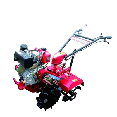 Mini Tiller per motori a benzina/diesel leggeri e di piccole dimensioni per la velocità di lavoro di 4 km/h 145*62*85 cm