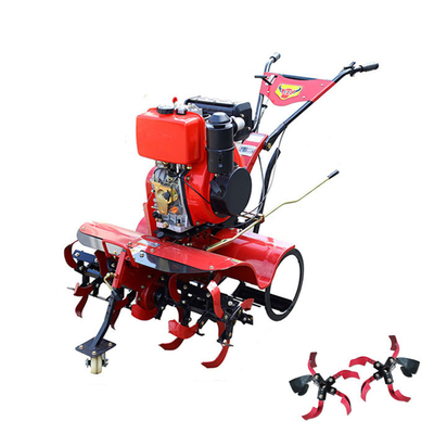 Trasmissione a marciapiede motore Diesel motore a rotazione 8 HP coltivatore di arazione per arazione pesante