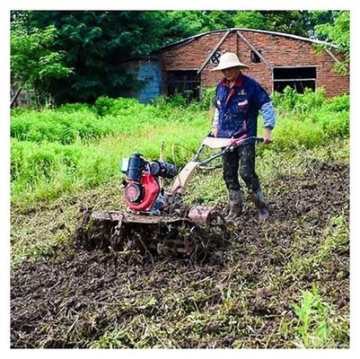 Apparecchiature agricole luce 170F Motore a benzina Power Tiller per giardino 1100*1050*880mm