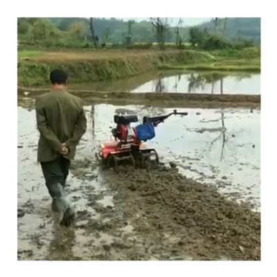 Velocità di lavoro 4KM/h Inizio manuale coltivatore manuale per lavori agricoli e giardinieri convenienti