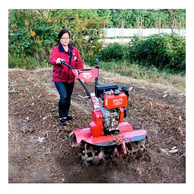 Velocità di lavoro 4KM/h Inizio manuale coltivatore manuale per lavori agricoli e giardinieri convenienti
