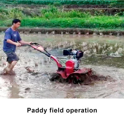 Velocità di lavoro 4KM/h Inizio manuale coltivatore manuale per lavori agricoli e giardinieri convenienti