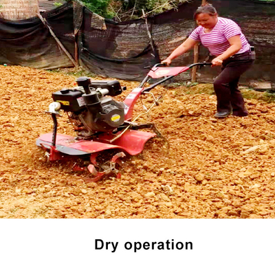 Velocità di lavoro 4KM/h Inizio manuale coltivatore manuale per lavori agricoli e giardinieri convenienti