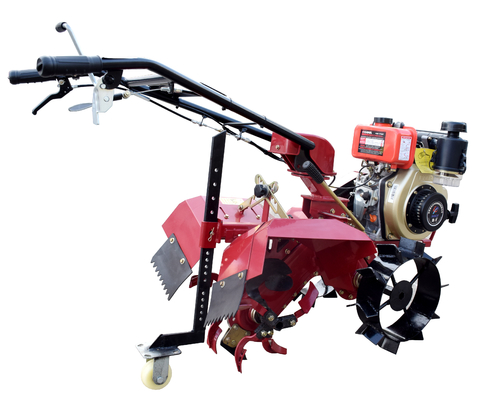 70 cm di larghezza di lavoro Motore a benzina Diesel Climbing Ditching Cultivator per frutteto