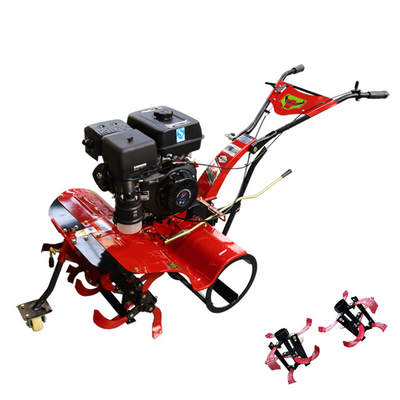 170F 7HP 4.05KW Trasmissione manuale di ingranaggi Avviare Mini Power Tiller con elevato livello di sicurezza