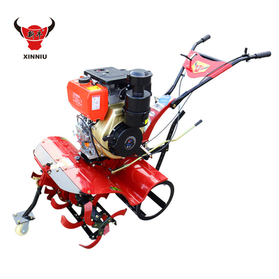 Tiller elettrico agricolo a cingola versatile con larghezza di raccolta 15-35 cm e trazione a quattro ruote