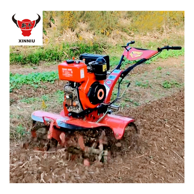 Alto livello di sicurezza Mini Tiller rotante a spinta manuale per attrezzi agricoli