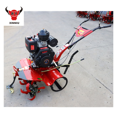 Alto livello di sicurezza Mini Tiller rotante a spinta manuale per attrezzi agricoli