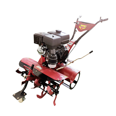 Motore a benzina 170F a quattro ruote motrici Mini Power Tiller Cultivator per agricoltura e giardino