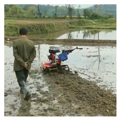 Durabile 170F Motore a benzina a quattro ruote motrici Agricoltore per campi di riso e terra asciutta 65 KG
