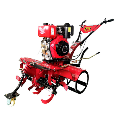 186F Motore diesel a quattro ruote motrici Mini Power Tiller Cultivator per l'efficienza agricola