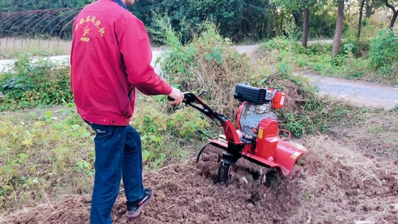 186F Motore diesel a quattro ruote motrici Mini Power Tiller Cultivator per l'efficienza agricola