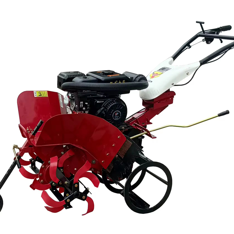 Larghezza di lavoro regolabile 45-85cm Mini Power Tiller Cultivator con funzione Roaring