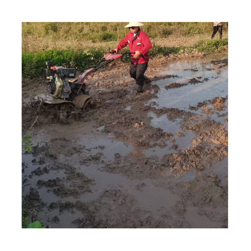 Home 75 KG Nuovo motore a benzina a quattro ruote motrici Mini Power Tiller Cultivator