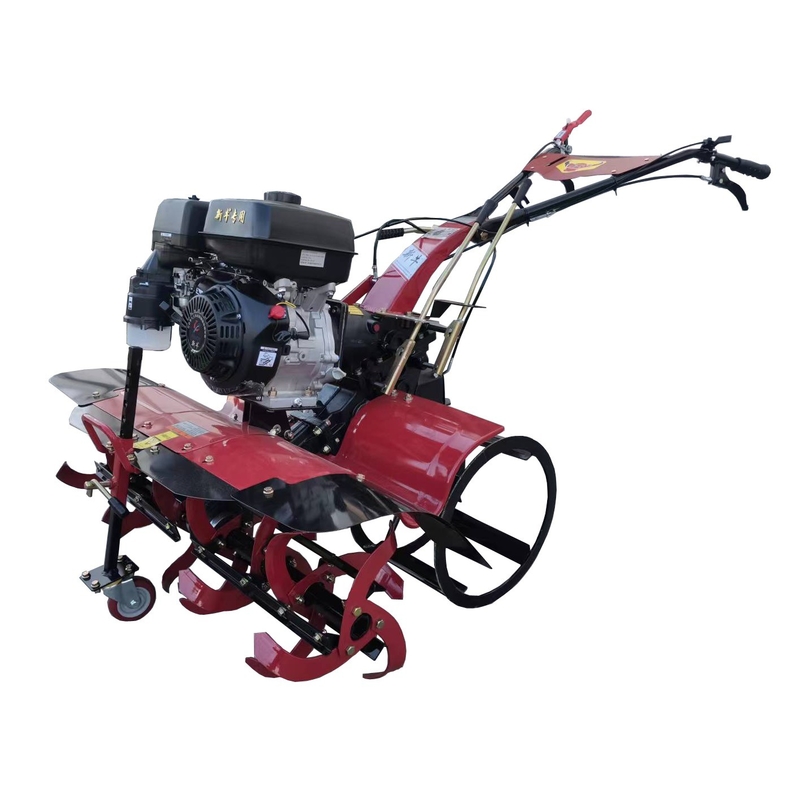 177F Motore a benzina trasmissione a tutte le marce quattro ruote motrici Mini Power Tiller Cultivator