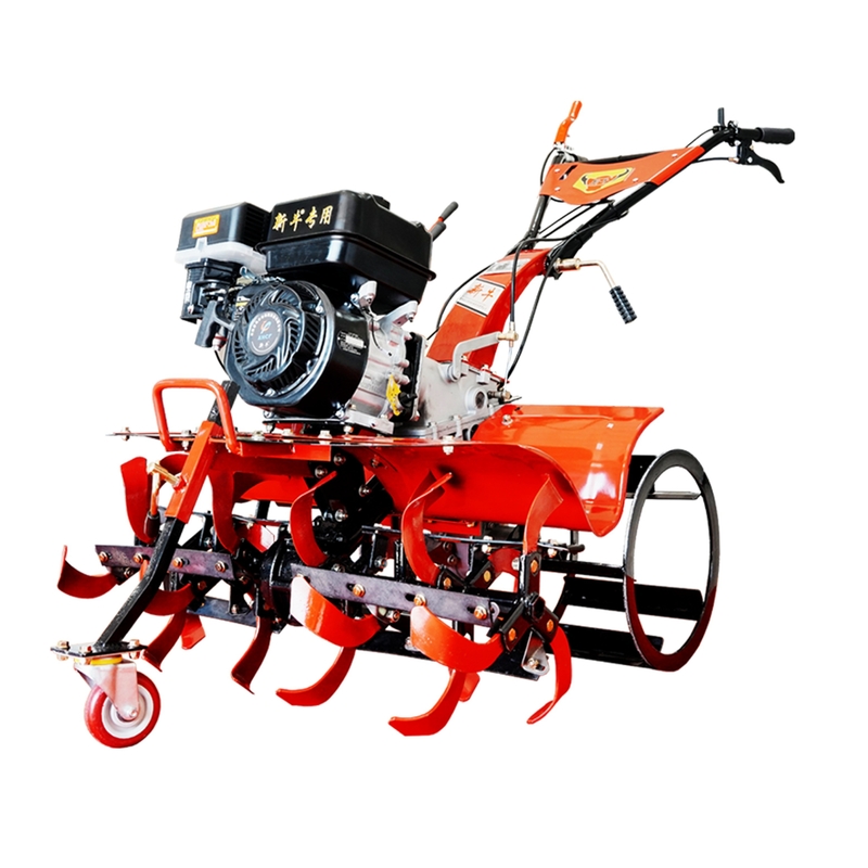 Nuovamente progettato 170F Motore a benzina 4WD Mini Power Tiller Cultivator Compact per la fattoria