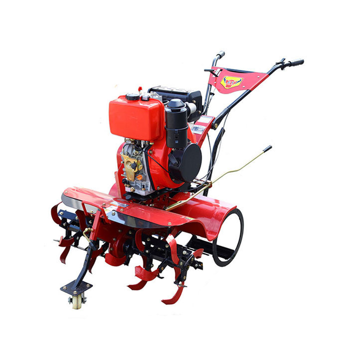 Trasmissione a marciapiede motore Diesel motore a rotazione 8 HP coltivatore di arazione per arazione pesante