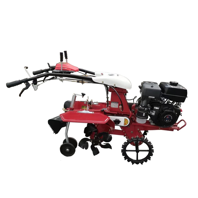 177F Motore a benzina a quattro ruote motrici Mini Power Tiller Cultivator per necessità agricole