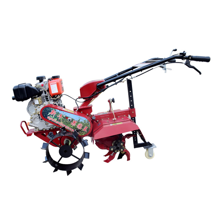 Potente e compatto 4KW Motore a benzina/diesel Mini Tiller per la riparazione Larghezza 25-30cm