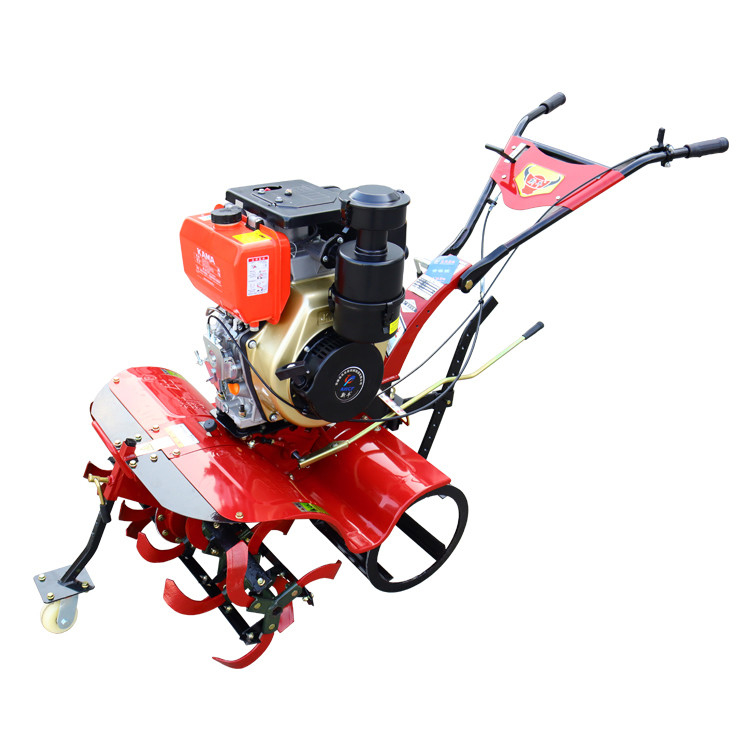 Potente motore diesel 7HP 8HP 9HP 10HP Tiller rotativo per macchine agricole Velocità di lavoro 4KM/h