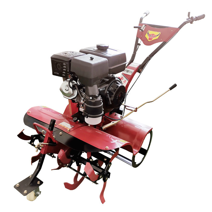 Forte e resistente 170F a quattro ruote motrici Mini Power Tiller Cultivator per sia campi di riso che terra asciutta
