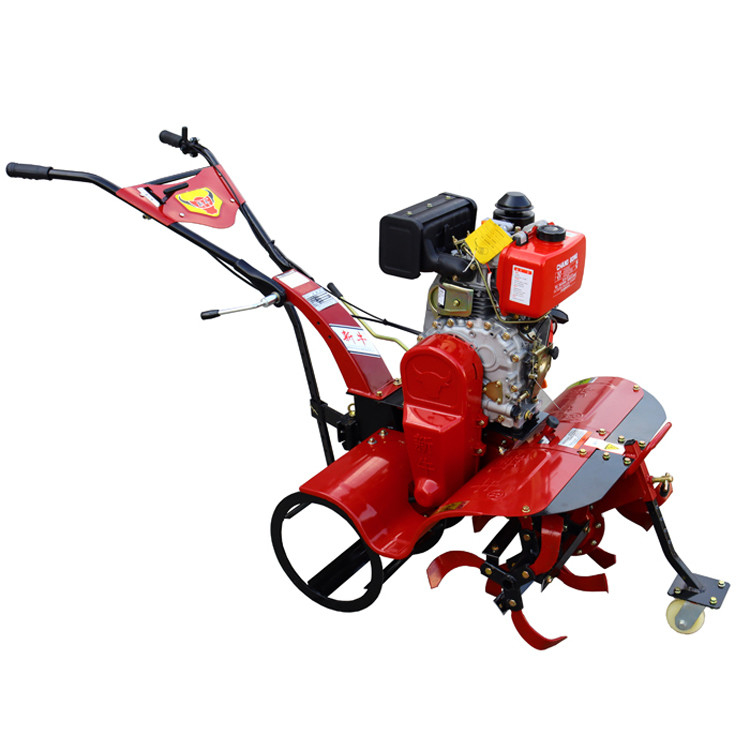 186F Motore diesel a quattro ruote motrici Mini Power Tiller Cultivator per l'efficienza agricola
